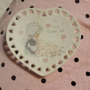 VINTAGE ENESCO PRECIOUS MOMENTS PORCELAIN MINI PLATE